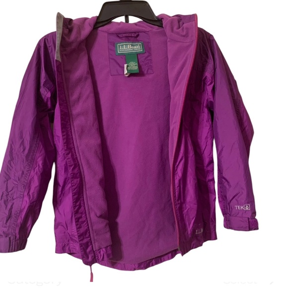 L.L.Bean Waterproof Jacket , Size L 6X/7 - Picture 3 of 6